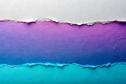 Torn Paper Edges Overlapping Gradient Background for Business Concepts photo