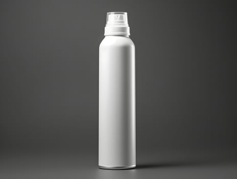 Blank deodorant bottle mockup for beauty and personal care branding photo