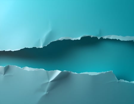 Torn Blue Paper Revealing Layer Background for Abstract Design Projects photo