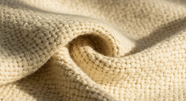 CreamColored Textured Fabric photo