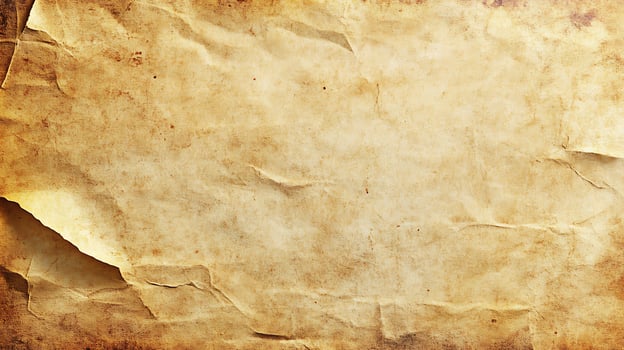 Aged and textured paper resembling an old map or antique document shows signs of wear and fragility with a rustic timeless appeal photo