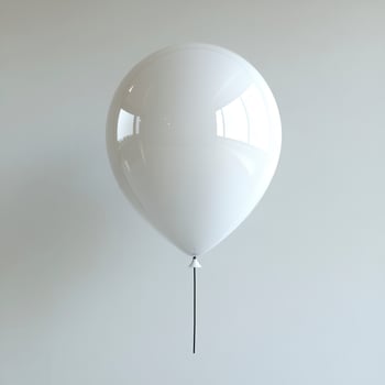 White Balloon on White Backgrounds.jpg photo