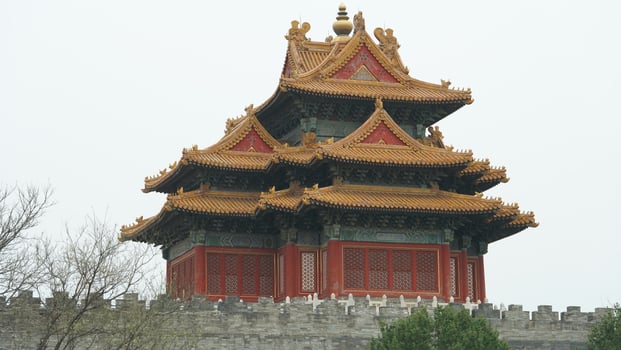 The pavilion on the wall photo