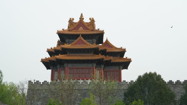 The old forbidden city in Beijing photo