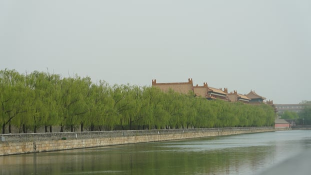 The palace along the river photo