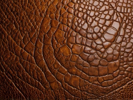 A highly detailed shot of decorative embossed leather patterns. photo