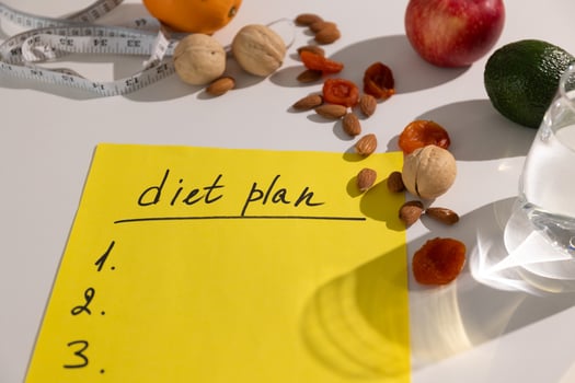 Create a Healthy Diet Plan that includes Fresh Fruits, Nuts, and a Balanced Meal Approach photo