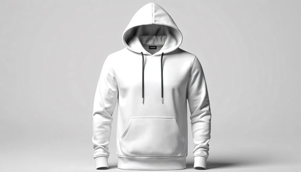 Blank White Hoodie Mockup Perfect for Design Presentations and Branding Mock up template for design print photo