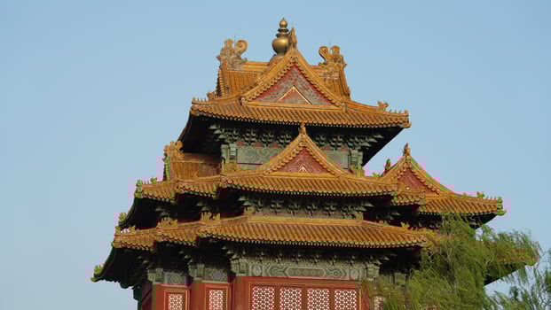 The palace on the wall in Beijing photo