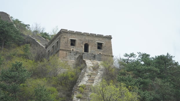 The watching tower on the great wall photo