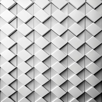 Abstract Geometric Pattern of Interlocking White and Gray Triangles and Rhombuses Creating a Modern Textured Background photo