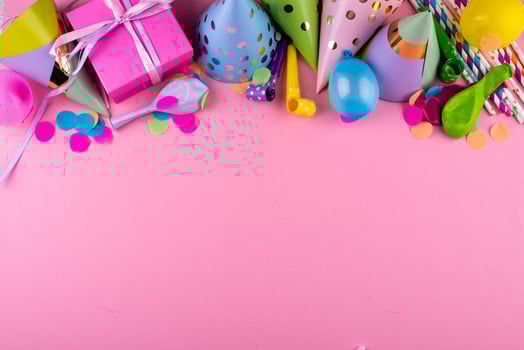 Happy birthday party celebrating background photo