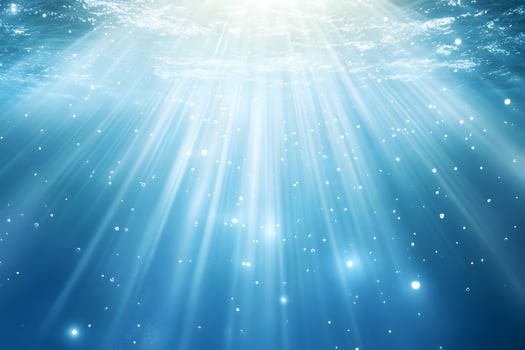 Underwater Light Rays and Particles photo