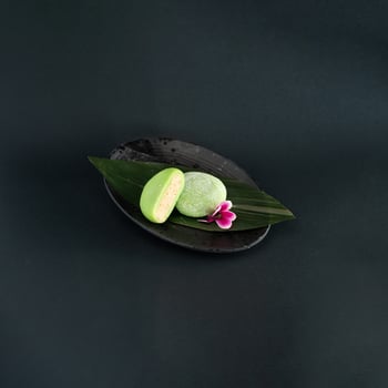 Green Mochi Dessert photo