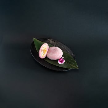 Pink Mochi Dessert photo