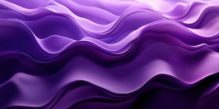 Fluid patterns of purple waves create a mesmerizing abstract design photo