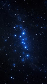 Night sky filled with bright stars and a serene backdrop of the universe during a clear evening photo