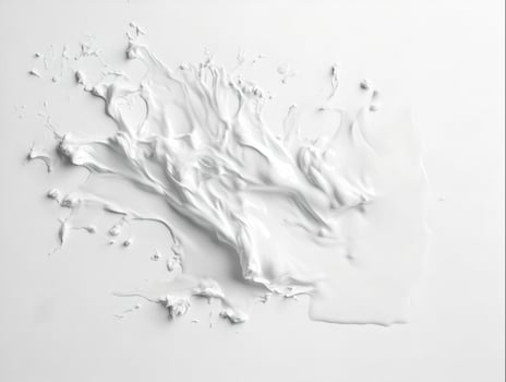 White Paint Texture on White Background photo