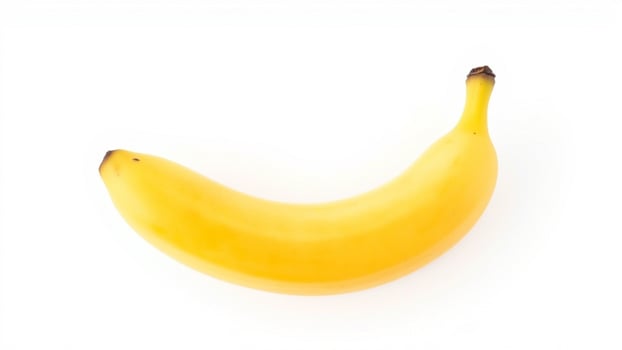 Isolated Banana on Clean White Background photo