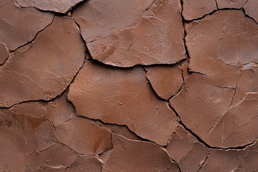 Cracked brown earth texture background photo