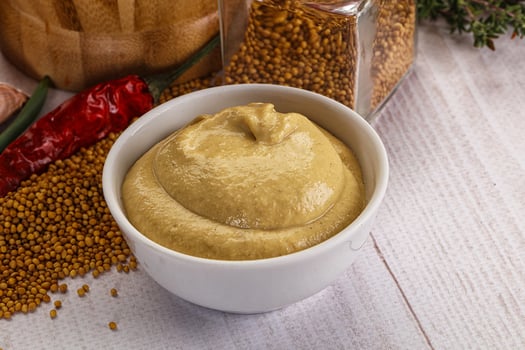 Mustard seed butter - vegan photo