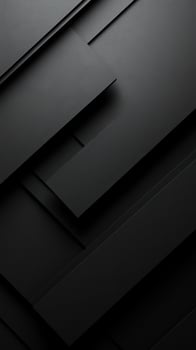 Textured black layers create a dynamic geometric composition in minimalist design on a modern background photo