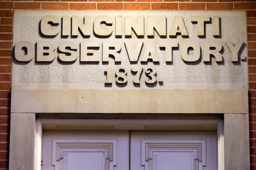 Cincinnati historical observatory entrance 1873 photo