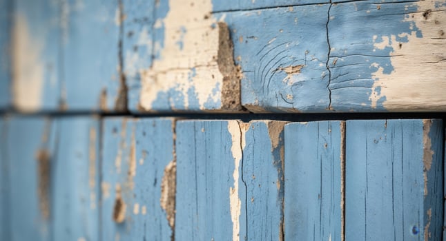 A close up of a blue painted wall photo