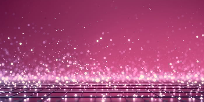 Abstract pink background with lights and sparkles photo