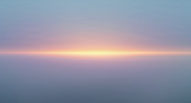 Atmospheric Landscape with Glowing Horizon and Soft Light. photo