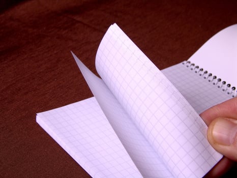 Blank pages of a notebook close view background creative wallpaper photo