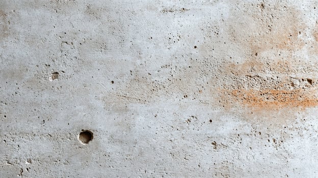 Weathered concrete wall with rough texture and natural patina. photo