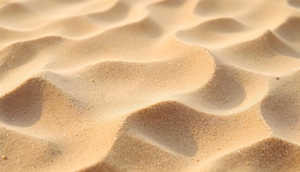 A close up of sand dunes in the desert photo