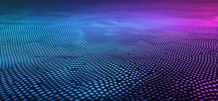 Abstract digital background with vibrant colors and dots. photo