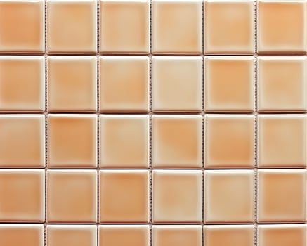 Grid of Light Peach Ceramic Tiles photo