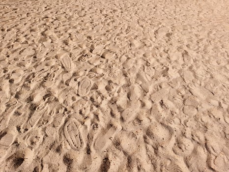 Beach sand texture, empty sand background. photo