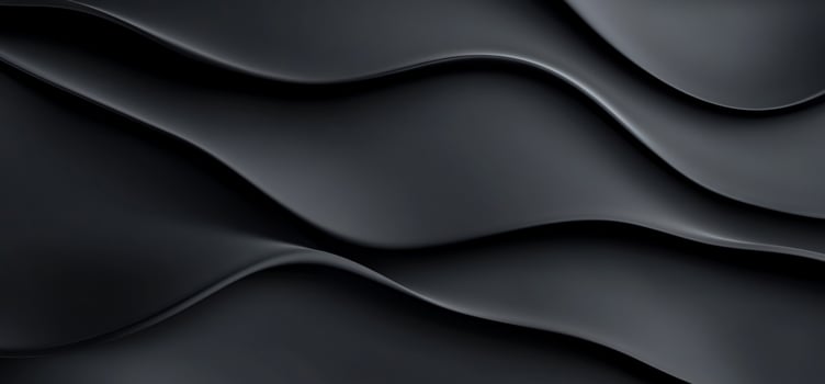 Abstract dark gray wavy background. papercut photo