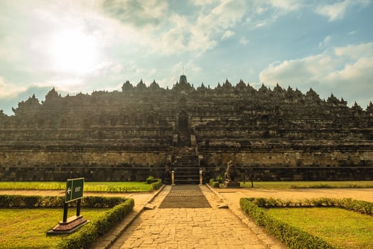 Barabudur, a Mahayana Buddhist temple in Magelang Regency, Java, Indonesia photo