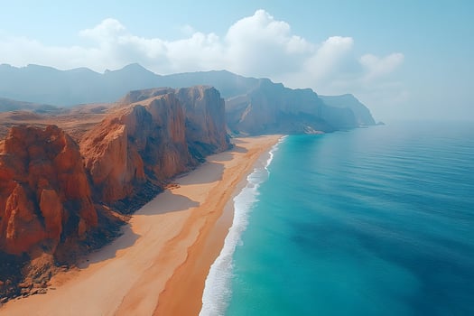 Breathtaking Coastal Cliffs and Majestic Ocean View for Relaxation and Inspiration photo