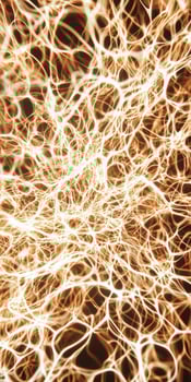 Dynamic Abstract Energy and Light Streaks Pattern in Warm Tones photo