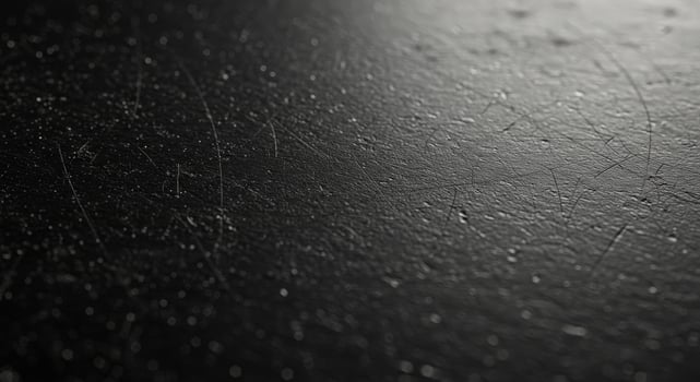 Black and white photo of a metal surface