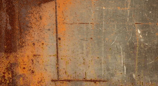 Rusty metal wall with a rusty texture photo