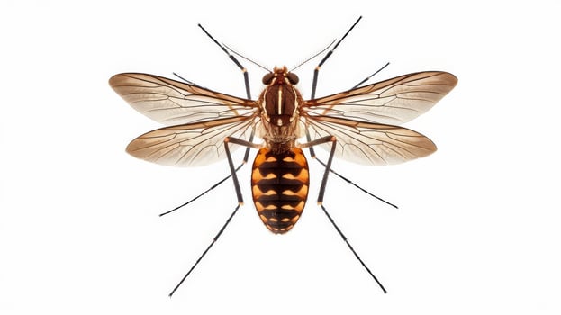 Mosquito colis isolated on white background photo