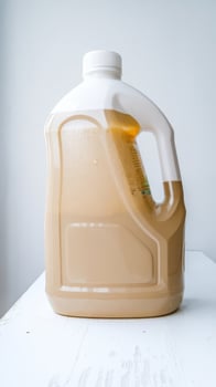 A gallon of coffee sitting on a table photo