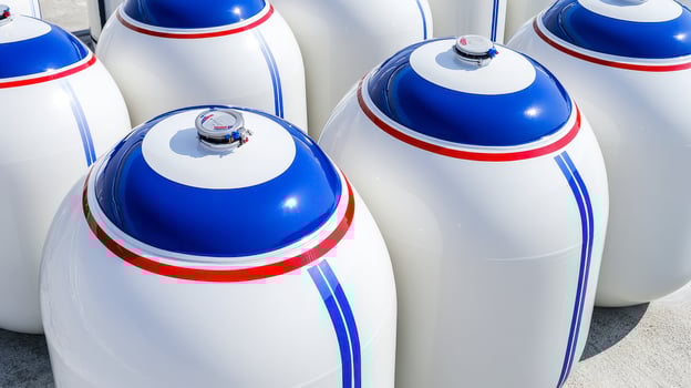 Nautical Blue and White Buoys Explore the Beauty of Coastal Decor and Maritime Traditions Discover Vibrant Images of Buoys, Perfect for Nautical Enthusiasts, Interior Designers, and Anyone Seeking a photo