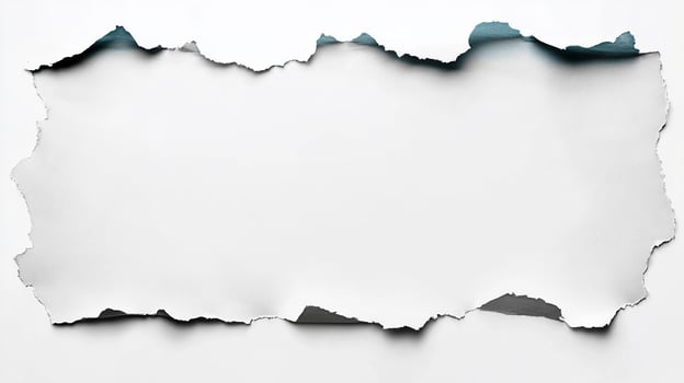 Realistic Torn Paper Background with Ripped Edges photo