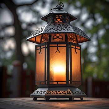 A luxury Arabic lamp photo