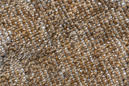 brown wool material macro photo with visible details