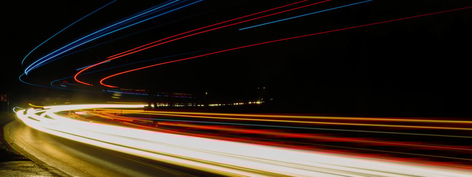 lights of cars with night. light line photo