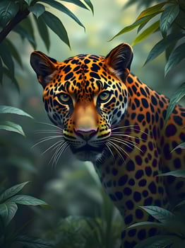 Jaguar in the jungle photo